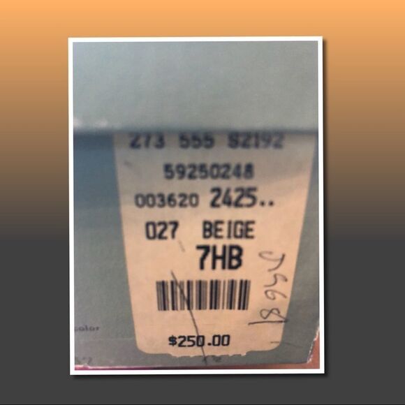 Sigerson Morrison Beige Open Toe Slide Sandals 7.5 - Picture 7 of 7